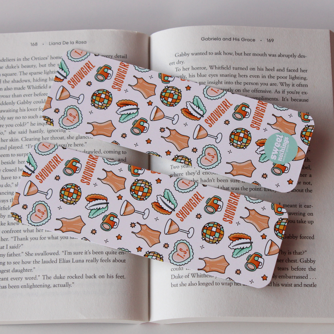 Orange Showgirl Bookmark