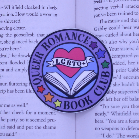 Queer Romance Book Club Sticker