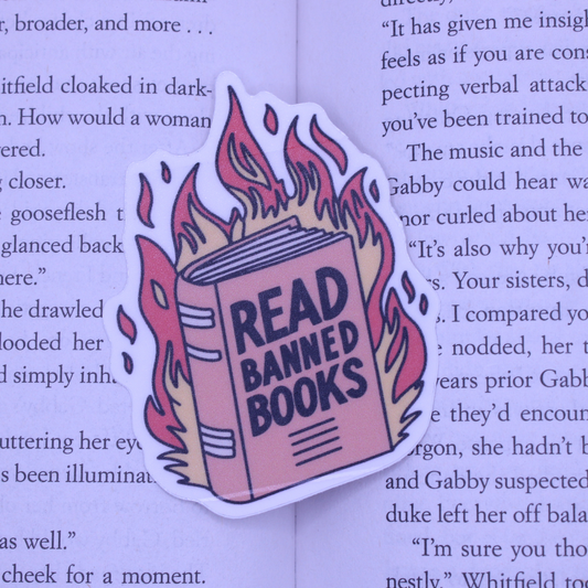 Read Banned Books Sticker