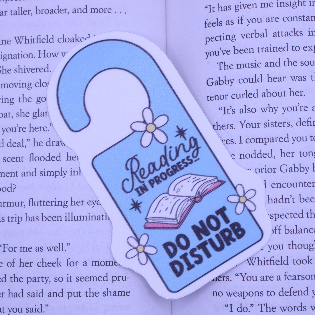 Reading in Progress Sticker