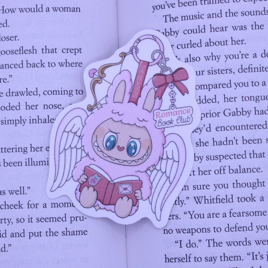 Romance Book Club Keychain Sticker