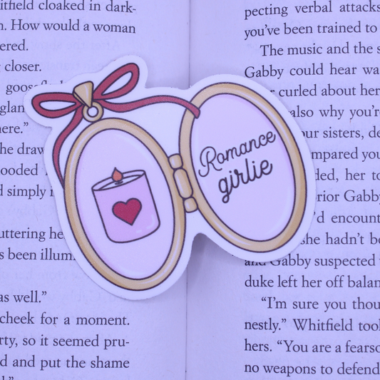 Romance Girlie Locket Sticker
