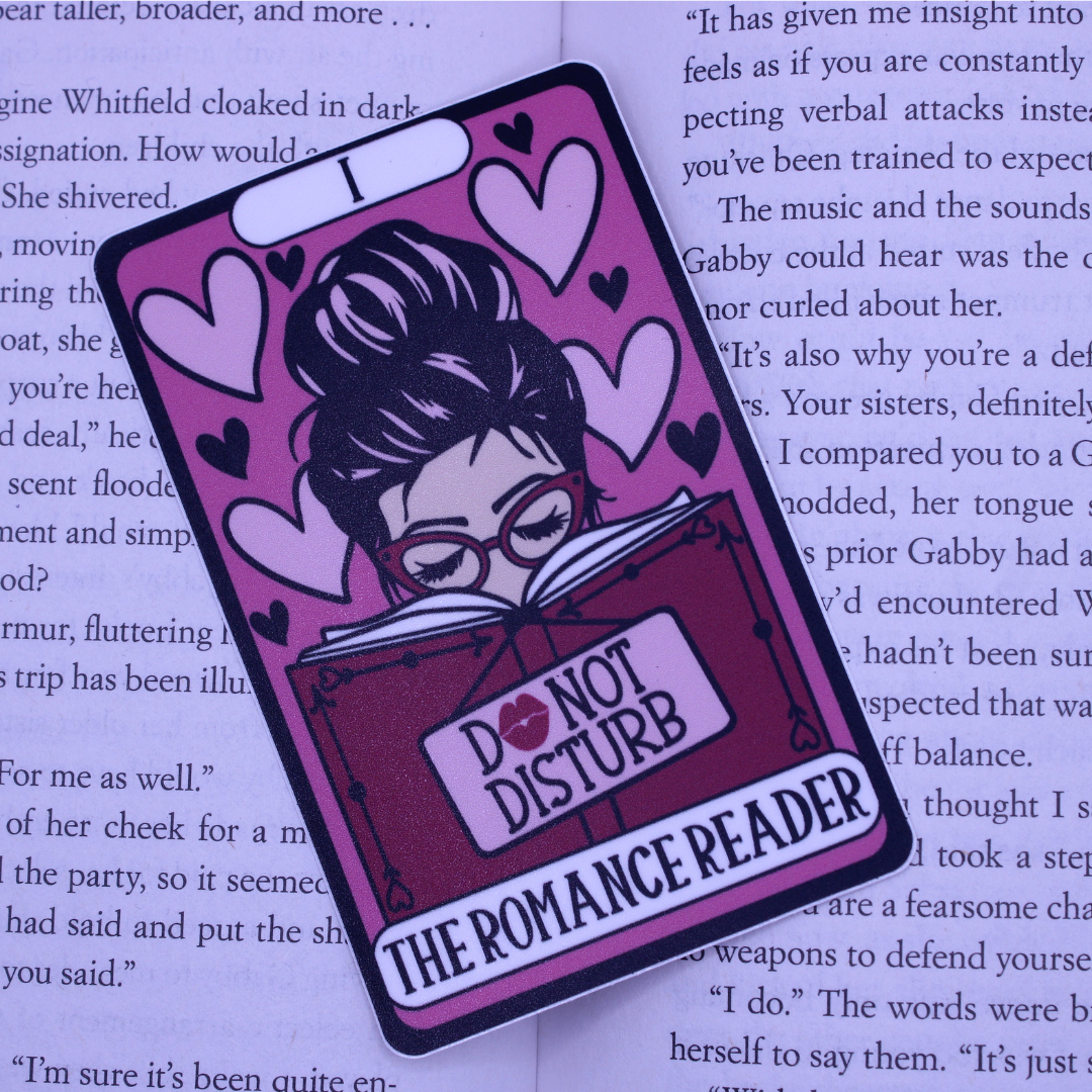 Romance Reader Tarot Card Sticker