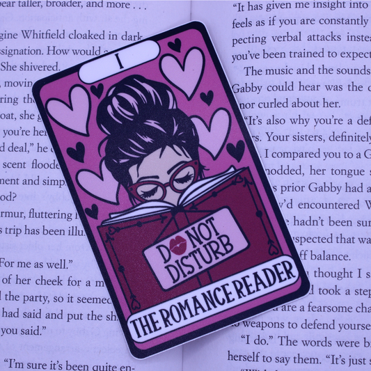 Romance Reader Tarot Card Sticker