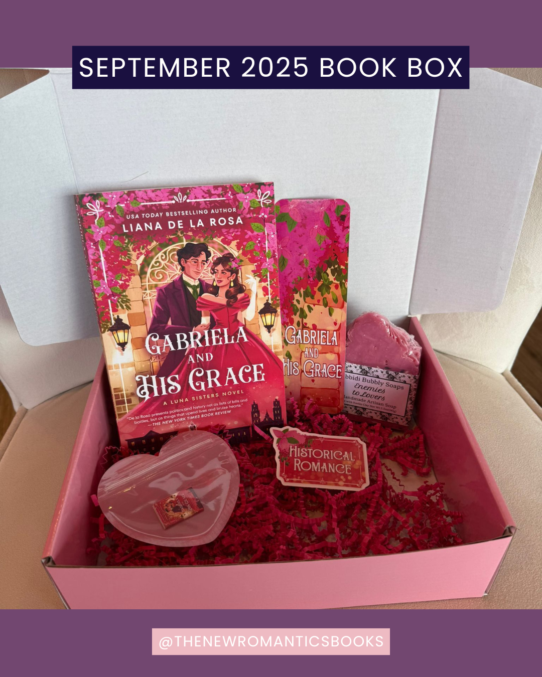 The New Romantics Book Club Box