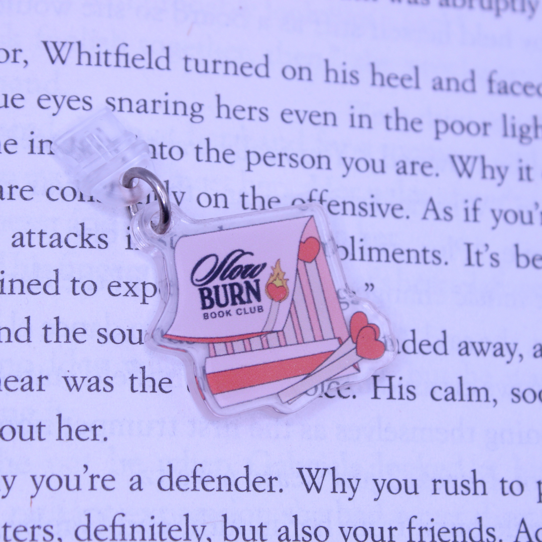 Slow Burn Book Club Matches Kindle Charm