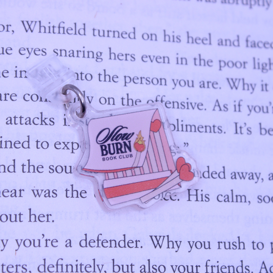 Slow Burn Book Club Matches Kindle Charm