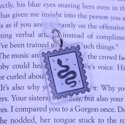 Snake Stamp Kindle Charm
