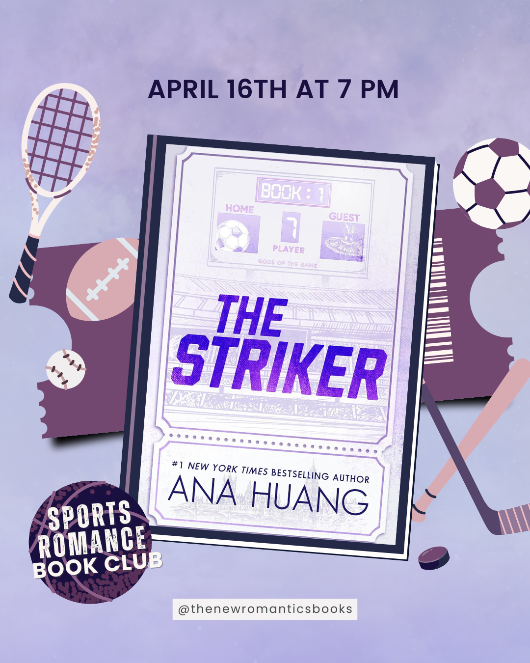 The Striker | April Sports Romance Book Club