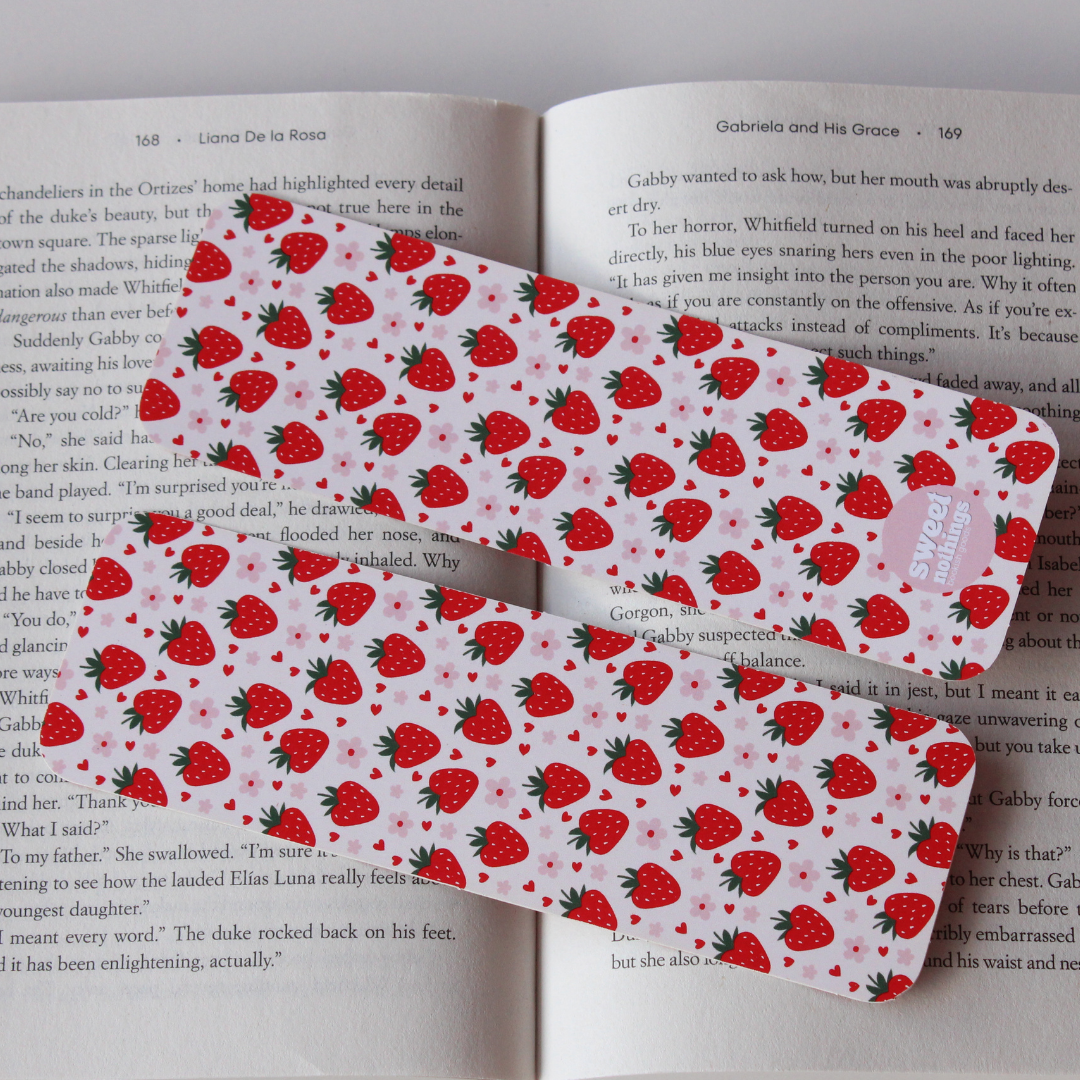 Bookmarks Sweets Sweet Strawberries Bookmark – The New Romantics
