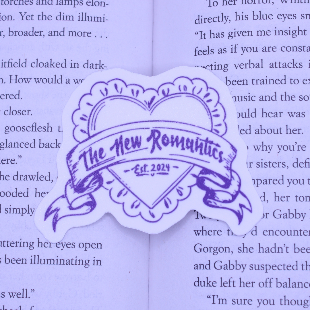 TNR Purple Mural Heart Sticker
