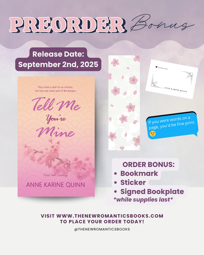 [PREORDER] Tell Me You're Mine