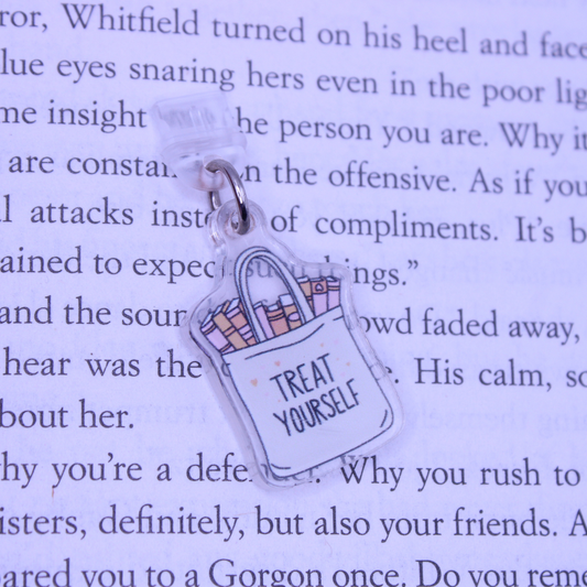 Treat Yourself Bag Kindle Charm