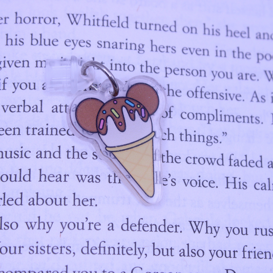 Vanilla Ice Cream Kindle Charm