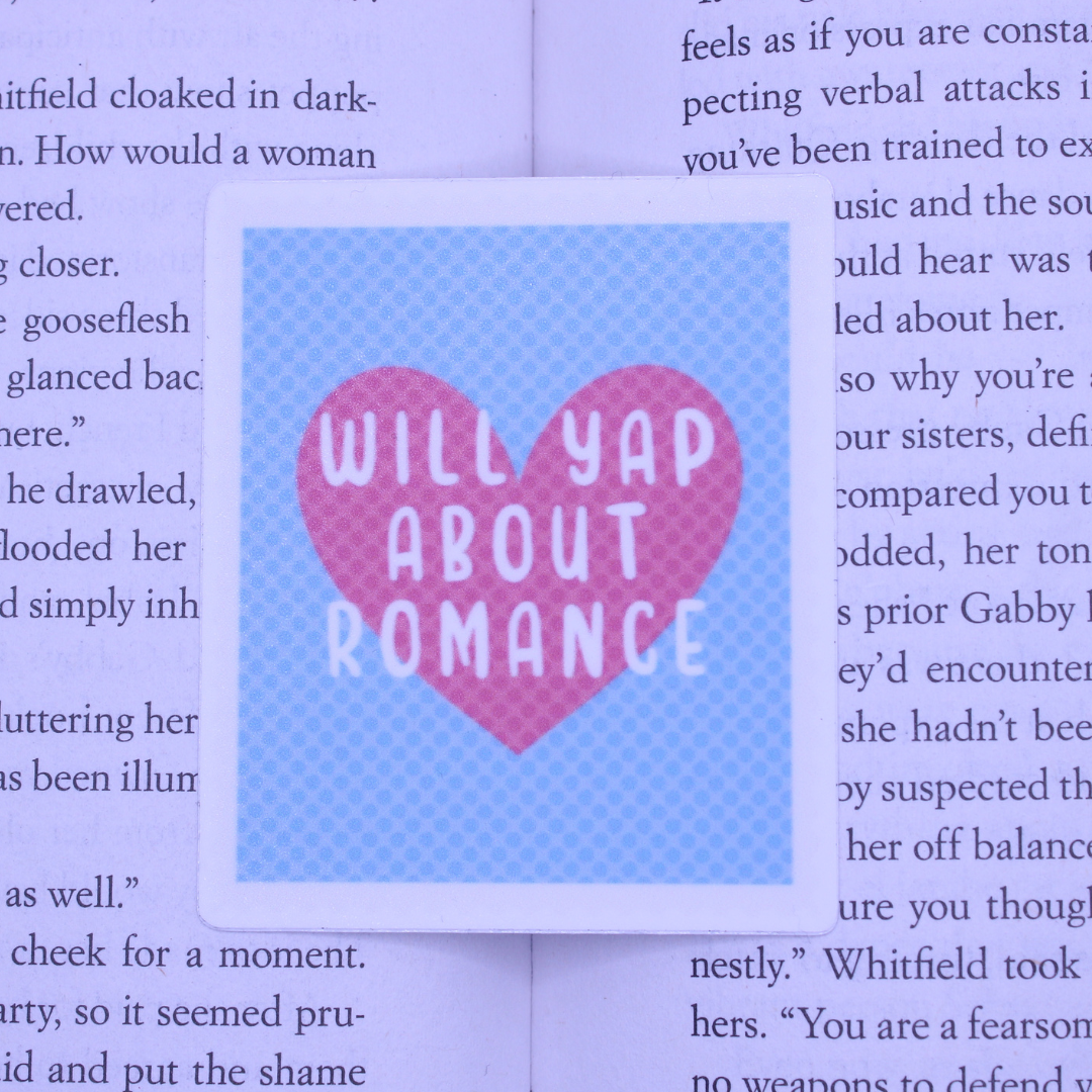 Will Yap About Romance Stamp Sticker