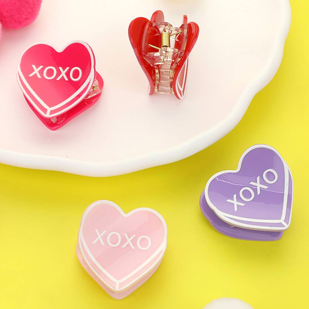 XOXO Hair Claw Clips