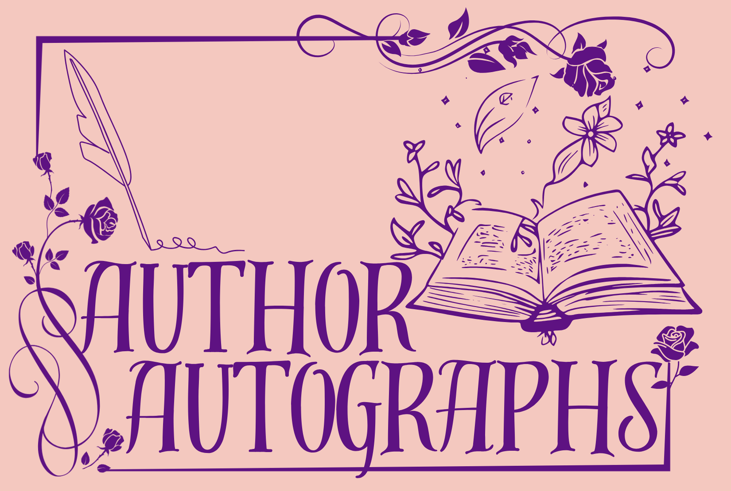 [Pink] Author Autograph Book